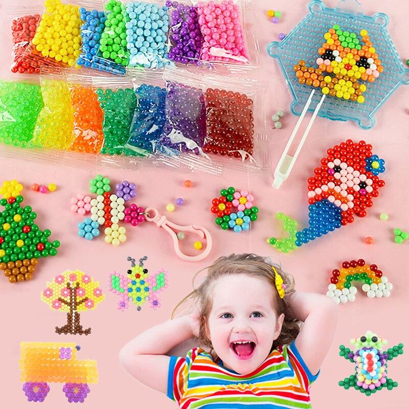 3D Printing Pen For Kids - 300 ชิ้น/แพ็ค DIY ฟิวส์บีดส์ 3D เมจิก