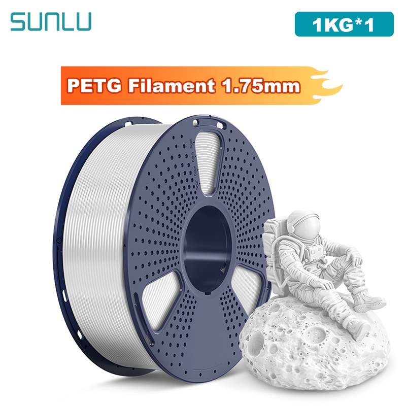 Abs Filament Spool - SUNLU 1KG PETG/Clear 3Dเครื่องพิมพ์Filament 1.75Mm 1000G