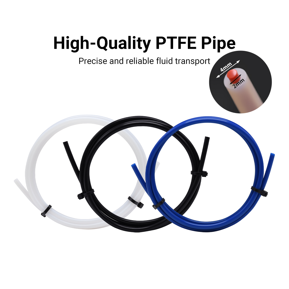 Abs Filament Spool - หลอด PTFE ความยาว1เมตร MK8 2x4มม. หัวฉีดเครื่องอัดรีดปลายร้อน1.75มม.