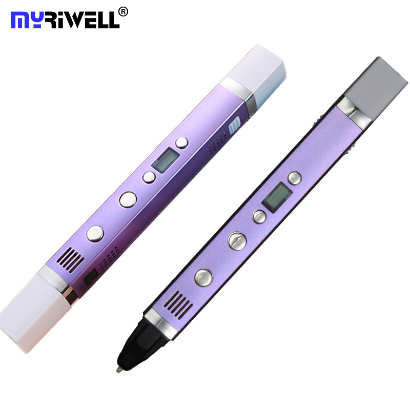 3D Printing Pen For Kids - Myriwell USB 3D ปากกาสมาร์ทปากกาการพิมพ์3D ปากกาเด็กความคิดสร้างสรรค์การศึกษาของเล่น Innovate