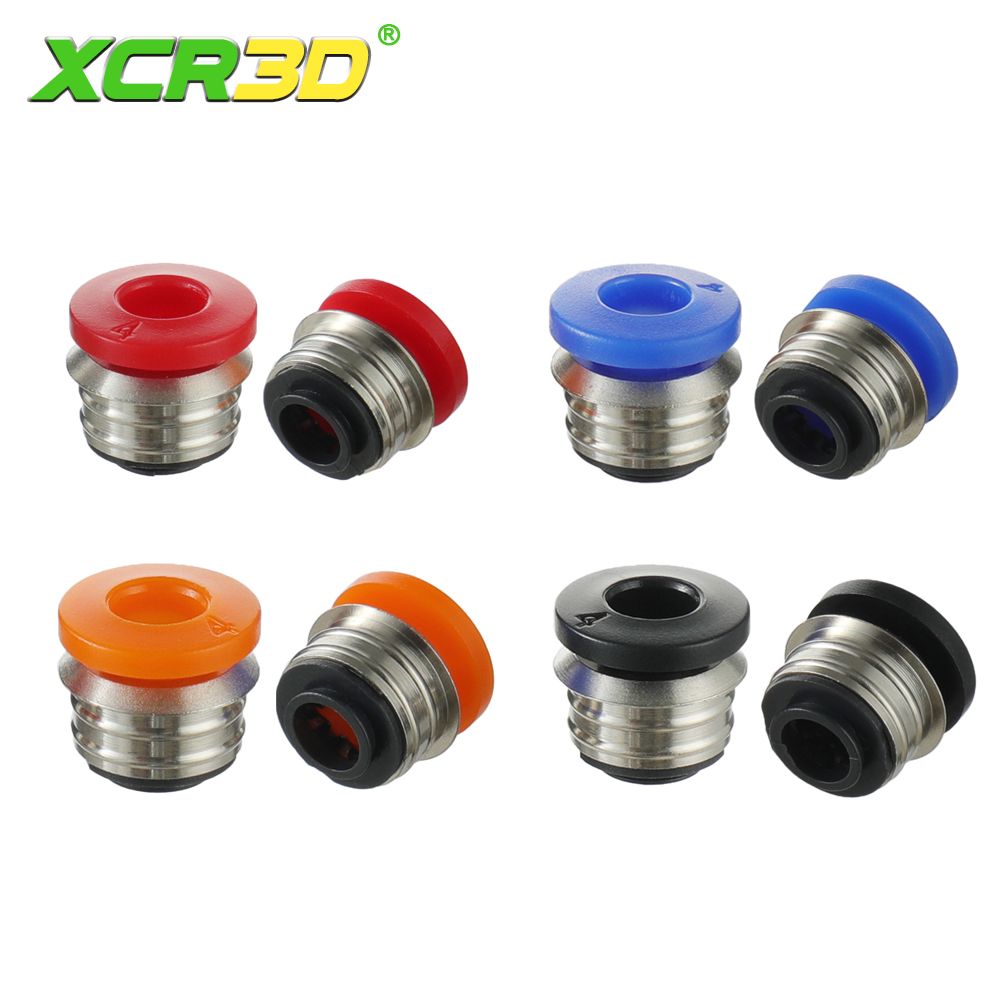 3D Printing Industry - XCR3D 4/8pcs 3D ชิ้นส่วนเครื่องพิมพ์นิวเมติกอุปกรณ์ตัวเชื่อมต่อ 2*4 PTFE