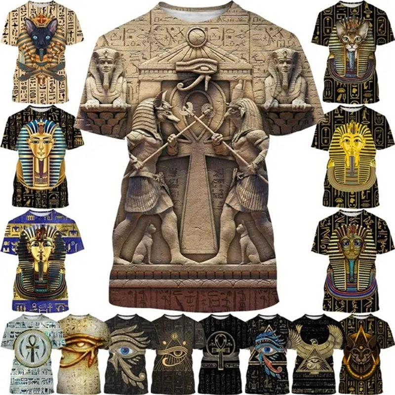 เสื้อยืดพิมพ์ลาย3D ฟาโรห์แบบให - 3D Printing Online บทวิจารณ์และราคา