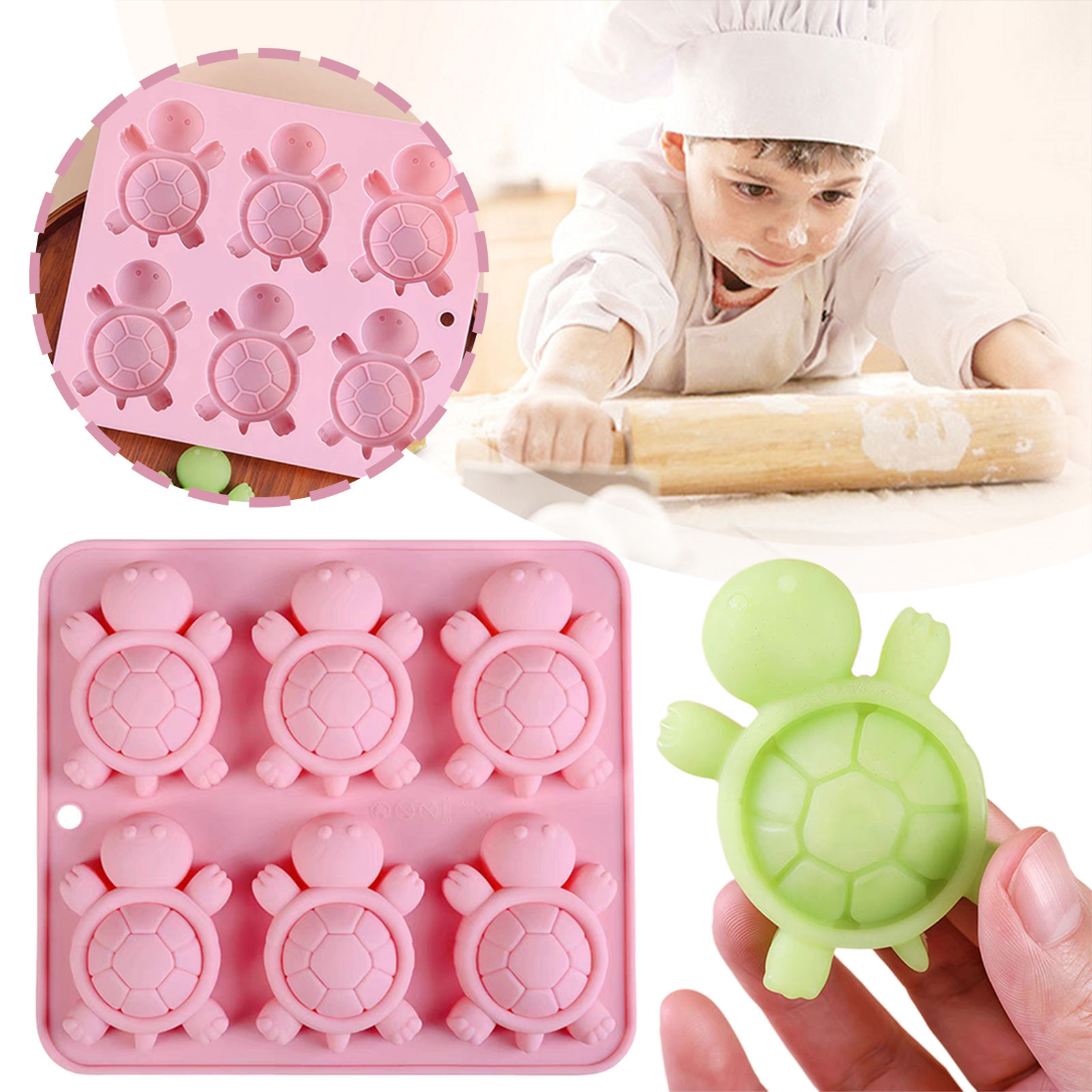 เต่าน้ำแข็งถาดน้ำแข็ง 3D เต่าท - 3D Printing With Silicone บทวิจารณ์และราคา