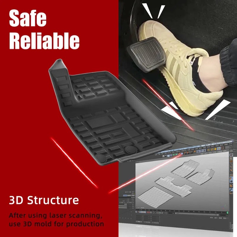 แผ่นรองท้ายรถ 3 มิติ TPE กันน้ - 3D Printing Tpe บทวิจารณ์และราคา