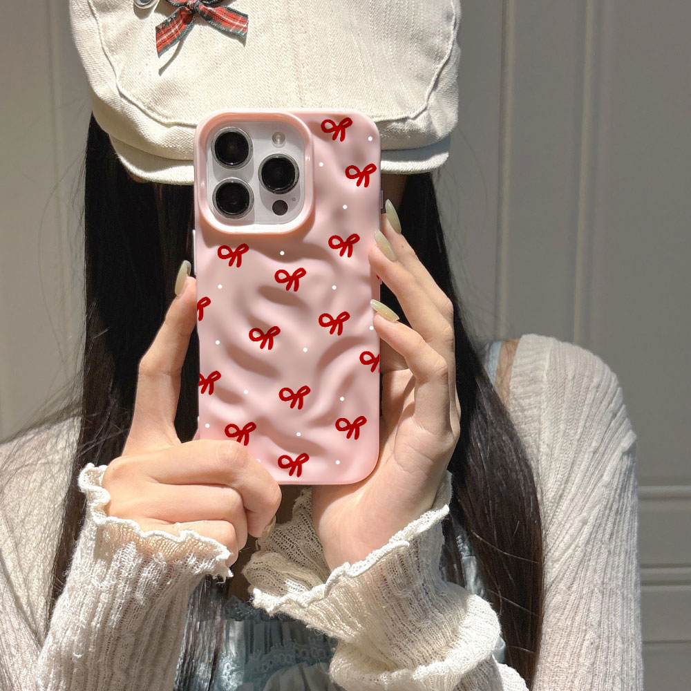 เคสโทรศัพท์ลายหัวใจแดงคลื่นน้ำ - 3D Printing With Silicone บทวิจารณ์และราคา