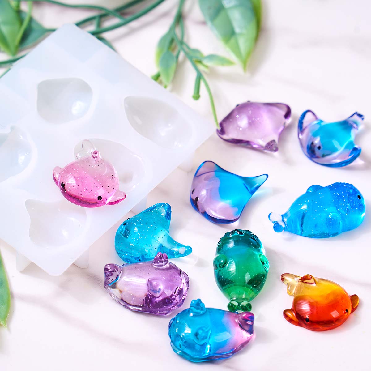 แม่พิมพ์ซิลิโคนรูปปลากระเบน 3  - 3D Printing With Silicone บทวิจารณ์และราคา