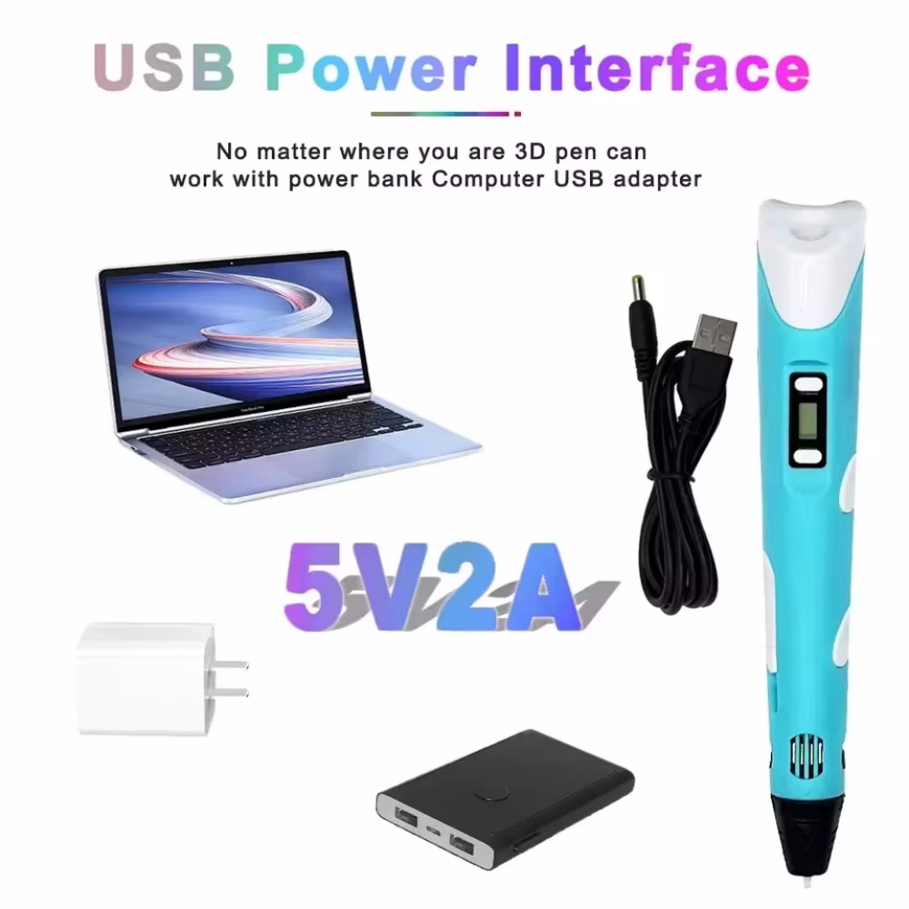 ปากกา 3 มิติสำหรับเด็ก ปากกาวา - 3D Printing Pen For Kids บทวิจารณ์และราคา