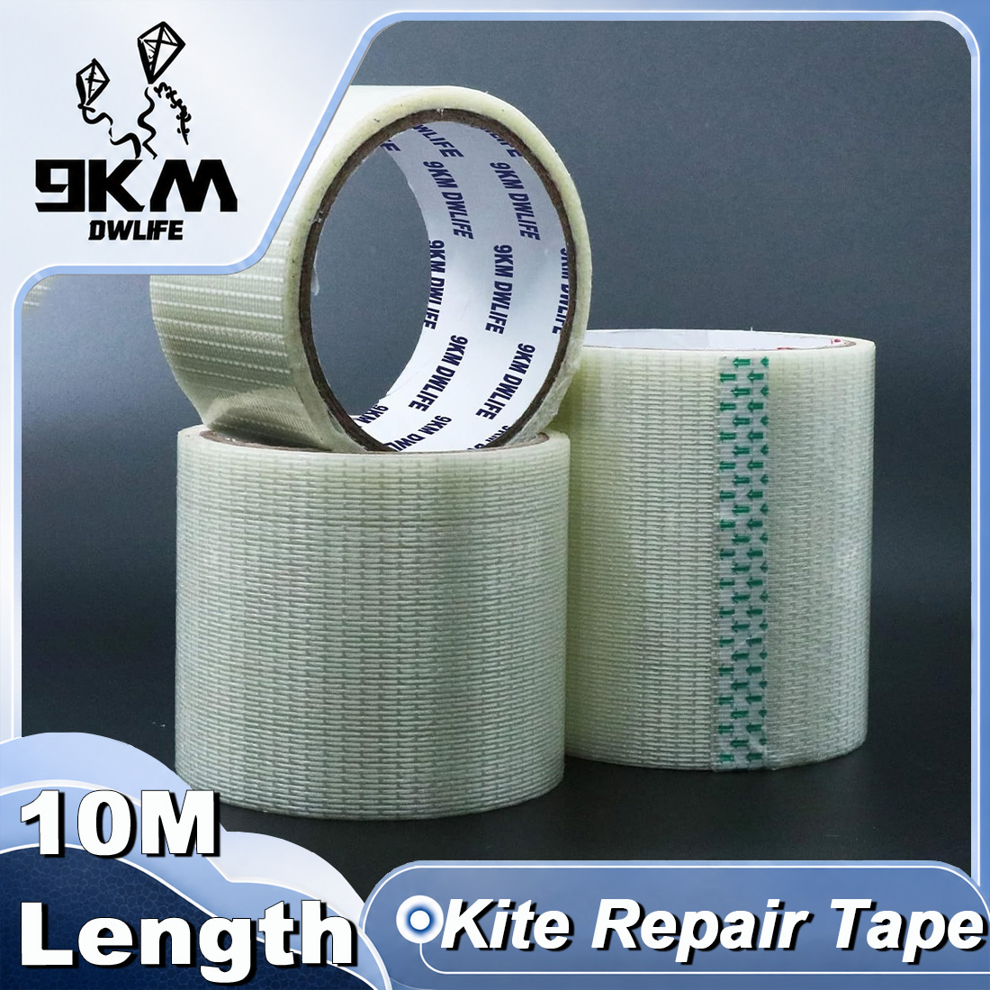 เทปซ่อมแซมว่าว 9KM DWLIFE เทปใ - Asa Filament Outdoor บทวิจารณ์และราคา