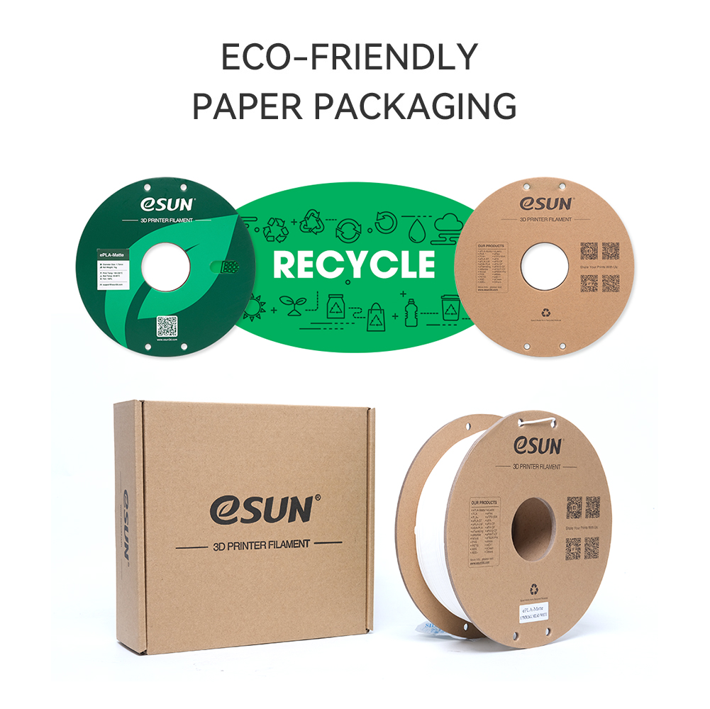 เส้นใยพิมพ์ 3 มิติ ESUN PLA Ma - Abs Filament Spool บทวิจารณ์และราคา